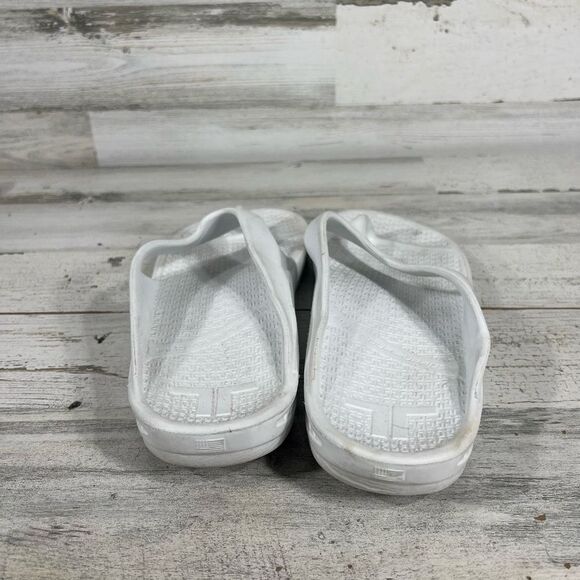 Telic Mens Recovery Comfort Flip Flop Slip-On Sandals White Size 3XL Mens 13 - Picture 3 of 7